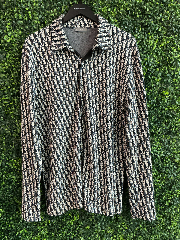 DIOR OBLIQUE KASURI BUTTON UP