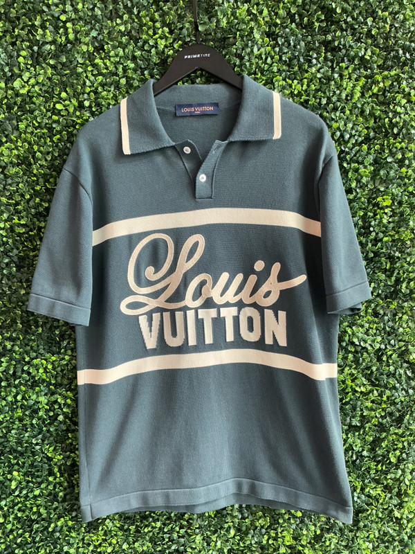 LOUIS VUITTON EMBROIDERED POLO SHIRT