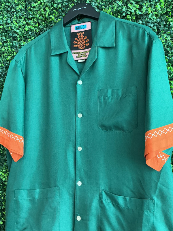 GUCCI MUSIXMATCH EDITION SILK BOWLING SHIRT