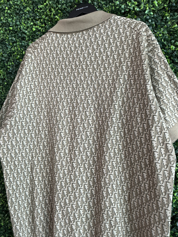 DIOR OBLIQUE OLIVE POLO