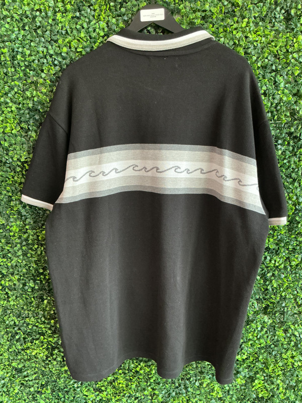 AMIRI WAVE BAJA STRIPE POLO