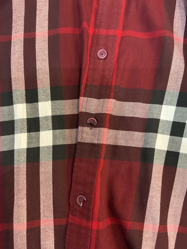 BURBERRY RED CHECKS SHIRT