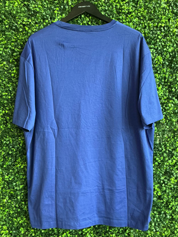 VERSACE EMBROIDERY MEDUSA BLUE TSHIRT (SZ 6XL  FITS LIKE XXL)