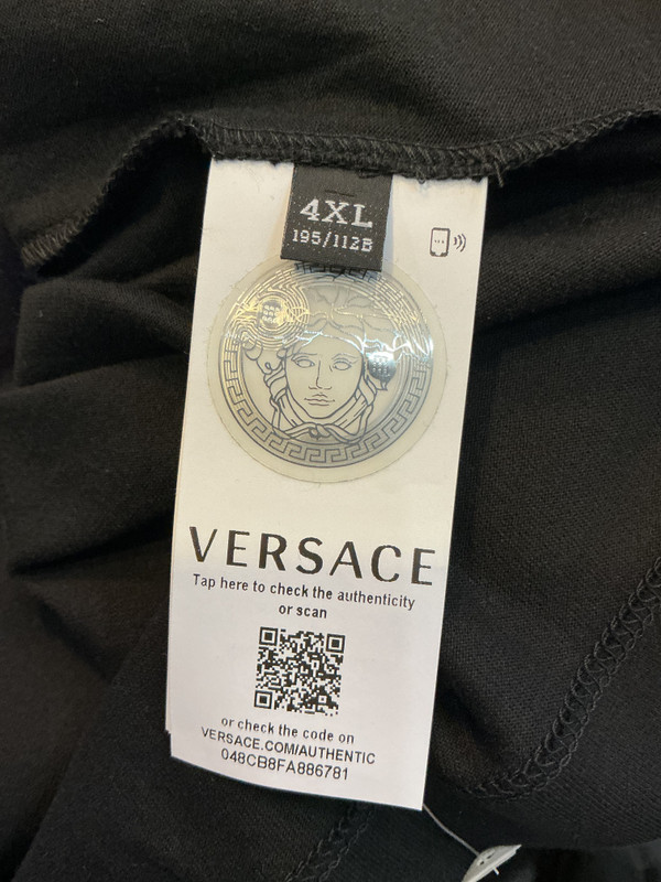 BRAND NEW VERSACE CRYSTAL EMBELLISHED MEDUSA BLACK TSHIRT