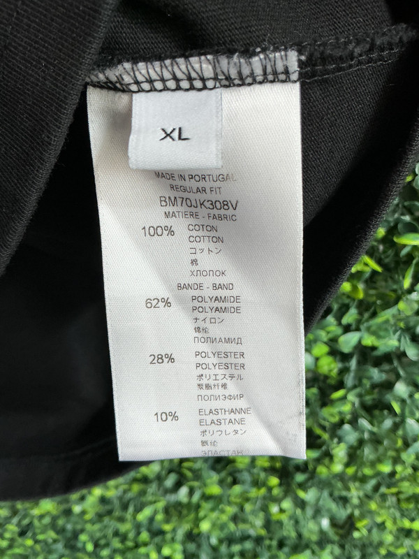 BLACK GIVENCHY BLACK SIDE LOGO TEE