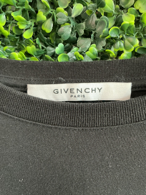 BLACK GIVENCHY BLACK SIDE LOGO TEE