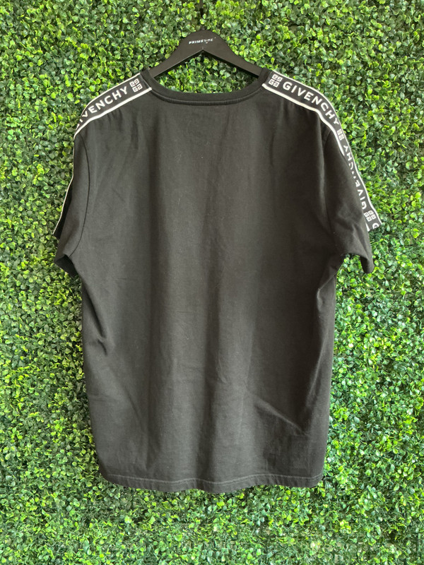 BLACK GIVENCHY BLACK SIDE LOGO TEE
