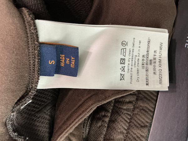 LOUIS VUITTON MONOGRAMMED JOGGERS (SZ S)