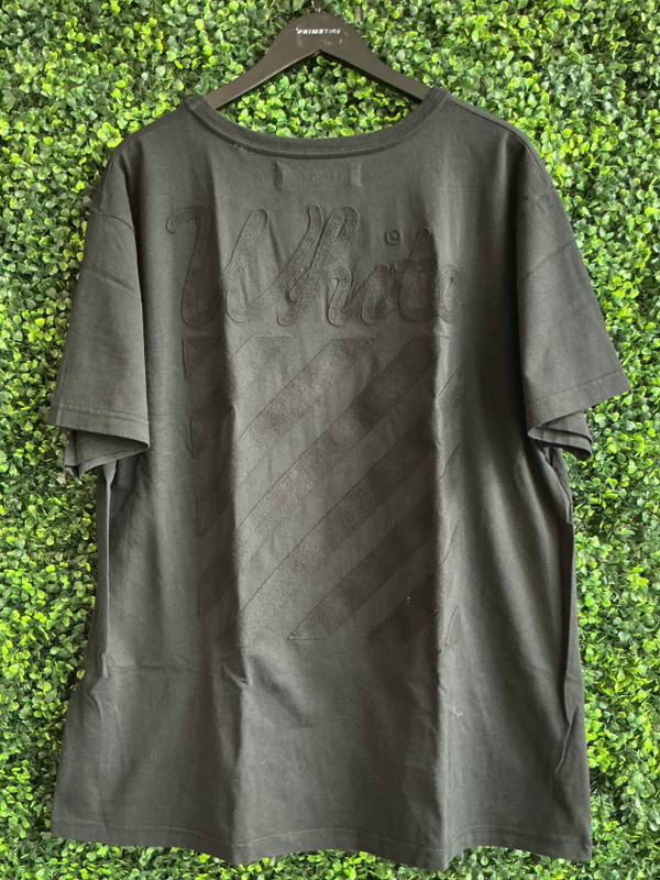 OFF WHITE SCRIPT LOGO DIAG TEE