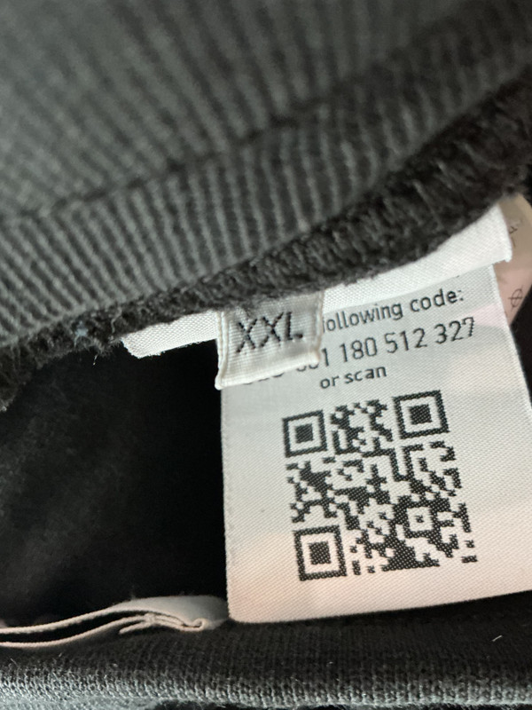 STONE ISLAND BLACK JOGGER SWEATPANTS (SZ 2XL)