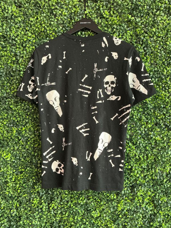D&G DOLCE & GABBANA VINTAGE SKELETON TEE (SZ XS