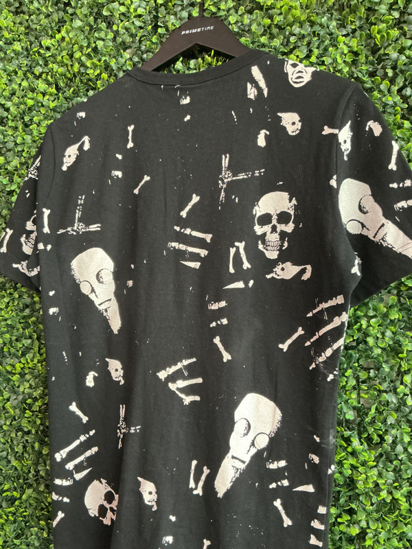 D&G DOLCE & GABBANA VINTAGE SKELETON TEE (SZ XS