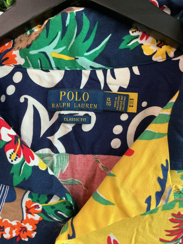 POLO RALPH LAUREN HAWAIIAN BUTTON UP