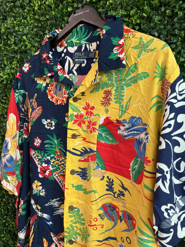 POLO RALPH LAUREN HAWAIIAN BUTTON UP