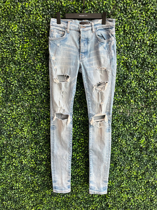 AMIRI BLUE DENIM JEANS (SZ 29)