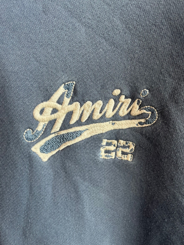 AMIRI 22 BLUE HOODIE
