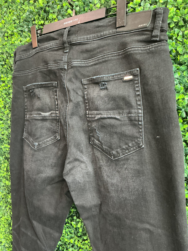 AMIRI BLACK DENIM JEANS (SZ 38)