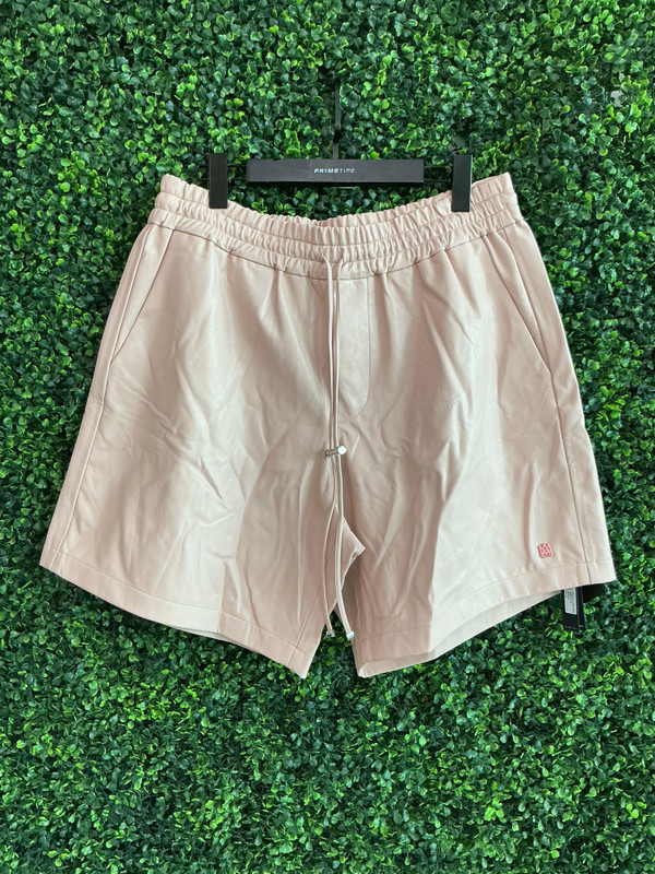 BRAND NEW AMIRI VEGAN LEATHER SHORTS