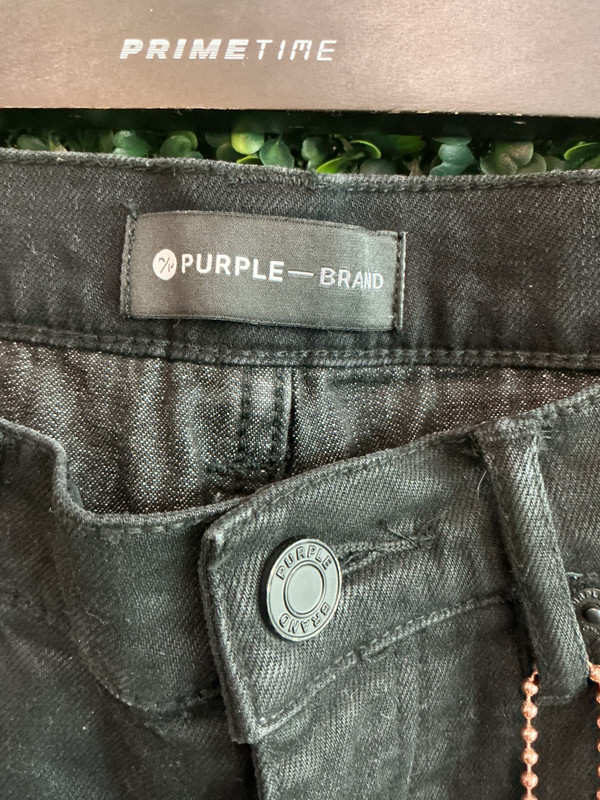 PURPLE BRAND BLACK DENIM JEANS (SZ 29)