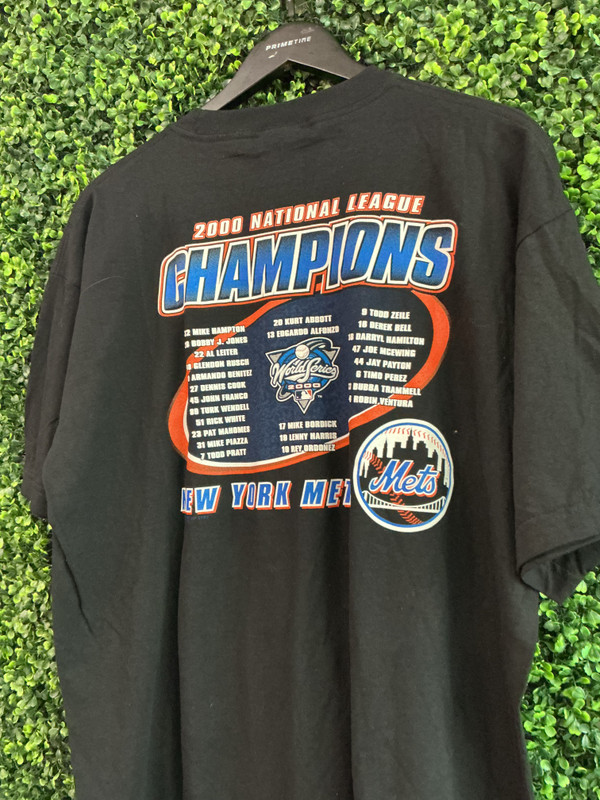 VINTAGE NEW YORK METS 2000 NL CHAMPS TEE