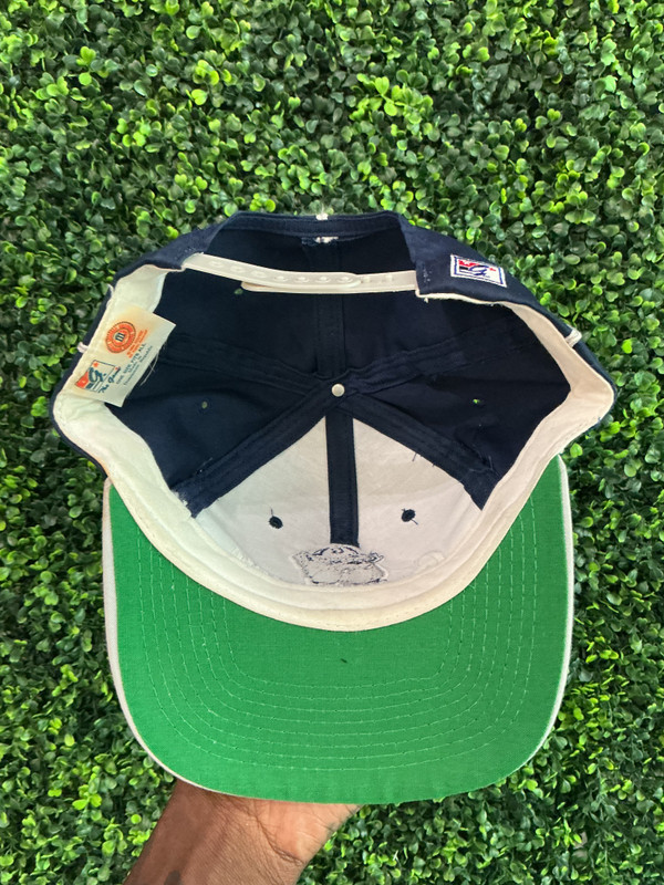 VINTAGE GEORGETOWN THE GAME BLUE/GREY SNAPBACK
