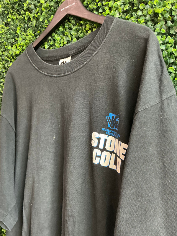 VINTAGE STONE COLD SKULL & RATTLE SNAKE TEE (SZ XL)