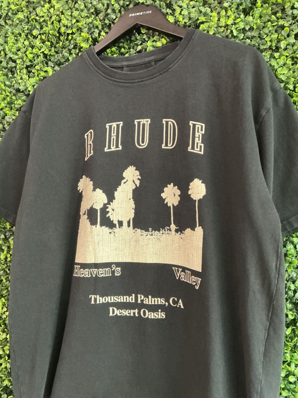 RHUDE HEAVENS VALLEY TEE (SZ S)
