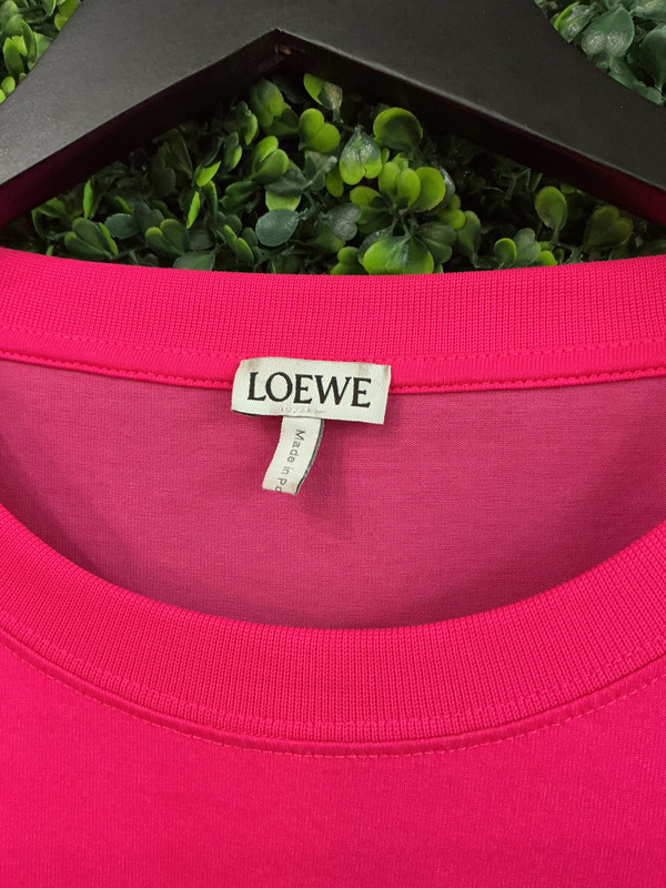 LOEWE PINK LOGO TEE