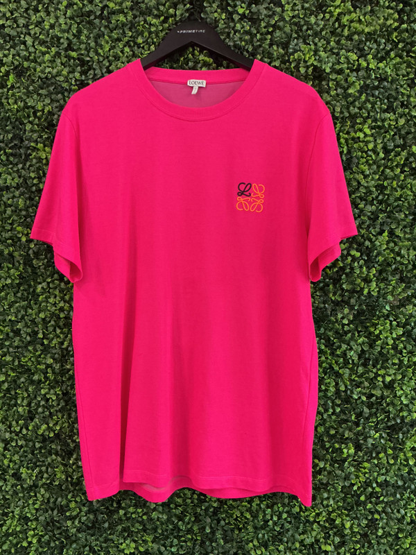 LOEWE PINK LOGO TEE