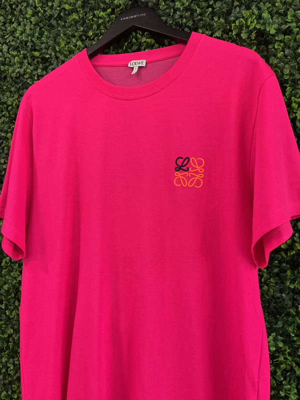 LOEWE PINK LOGO TEE