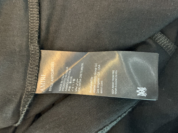 AMIRI BLACK HOLLYWOOD TEE