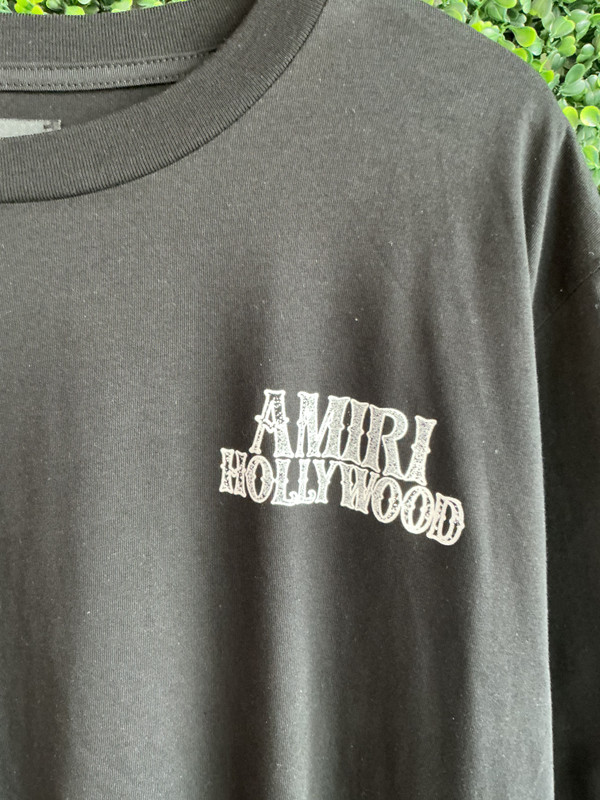 AMIRI BLACK HOLLYWOOD TEE