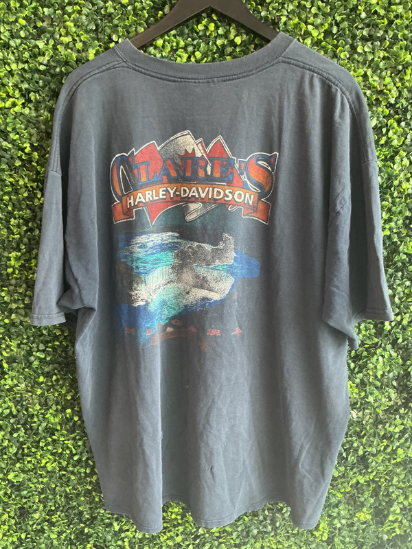 VINTAGE HARLEY DAVIDSON NIAGARA FALLS ONTARIO CANADA TEE