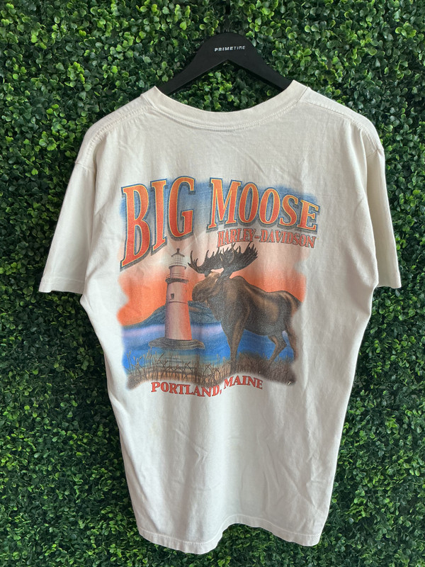 VINTAGE HARLEY DAVIDSON BIG MOOSE PORTLAND MAINE