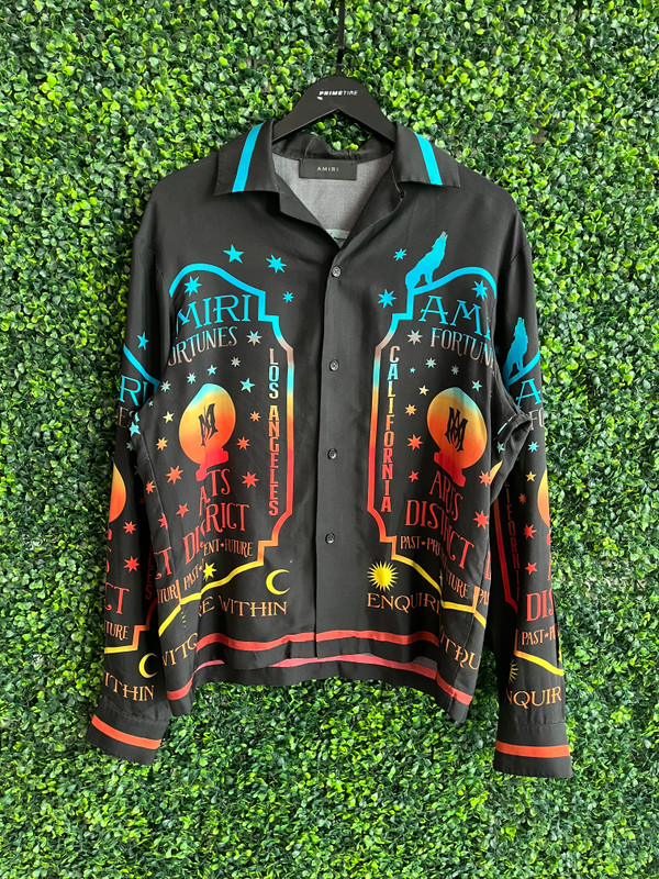 AMIRI FORTUNE BUTTON UP