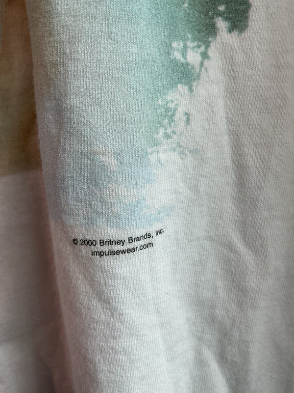 VINTAGE Y2K BRITNEY SPEARS IMPULSE WEAR TEE
