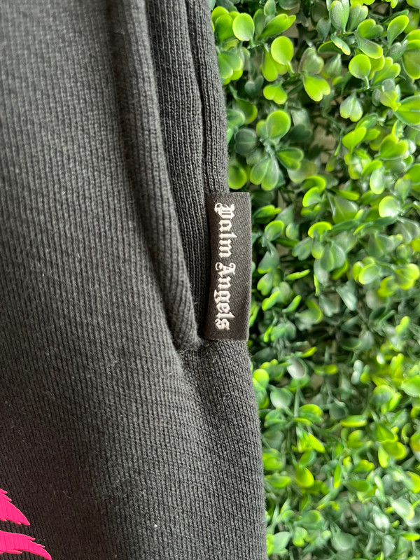 PALM ANGELS BLACK HEAVY WEIGHT TERRRY CLOTH SWEATPANTS (SZ XL)