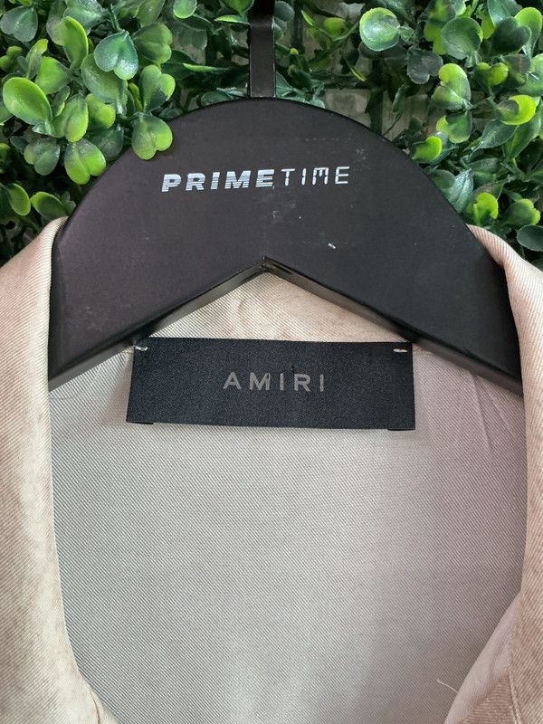 AMIRI GRAPHIC PRINT BUTTON DOWN (SZ XL)