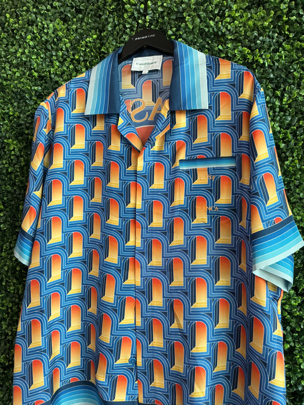 CASA BLANCA L'ARCHE DE NUIT BUTTON UP (SZ XL)