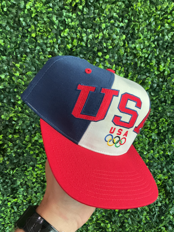 VINTAGE DEADSTOCK US OLYMPIC TEAM SNAPBACK