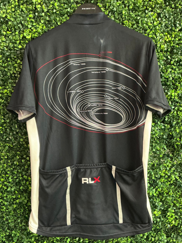 VINTAGE POLO RLX SPORT OLYMPIC CYCLING JERSEY