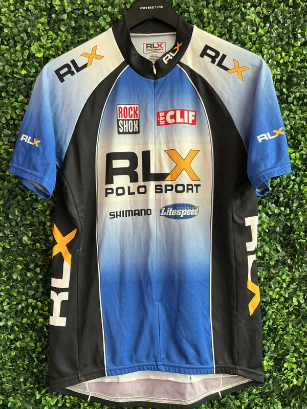 VINTAGE POLO RLX SPORT CLIFF BAR CYCLING JERSEY