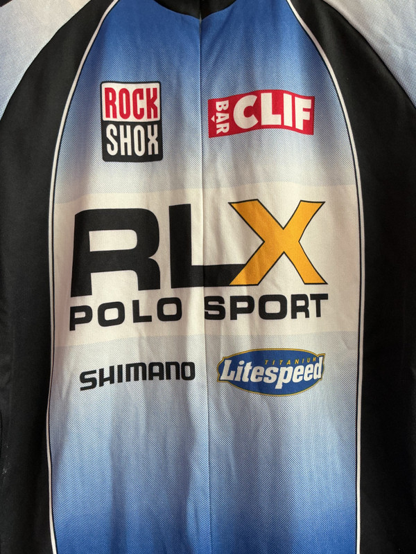 VINTAGE POLO RLX SPORT CLIFF BAR CYCLING JERSEY