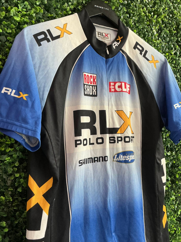 VINTAGE POLO RLX SPORT CLIFF BAR CYCLING JERSEY