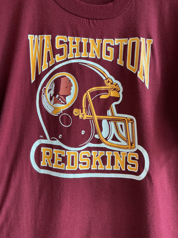 VINTAGE WASHINGTON REDSKINS LOGO TEE