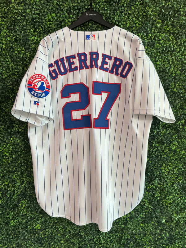 VINTAGE VLADIMIR GUERRERO MONTREAL EXPOS RUSSELL ATHLETIC AUTHENTIC JERSEY