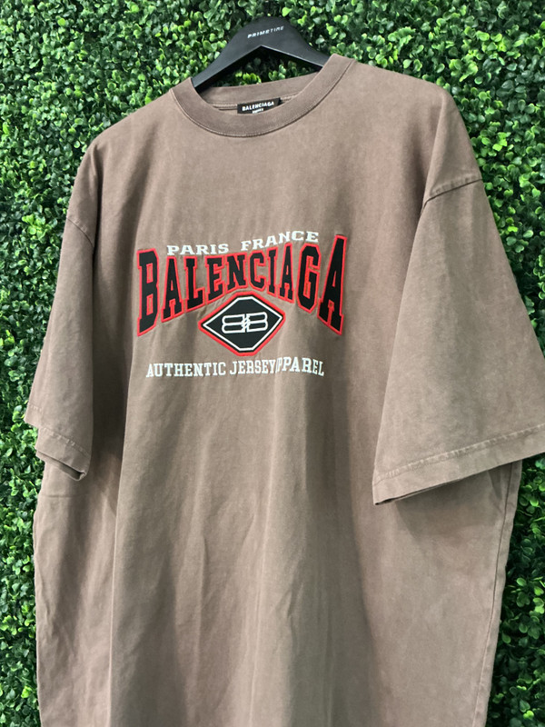 BALENCIAGA AUTHENTIC JERSEY APPAREL TEE