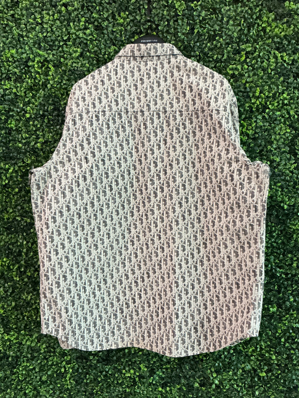 DIOR OBLIQUE GREY OVERSHIRT