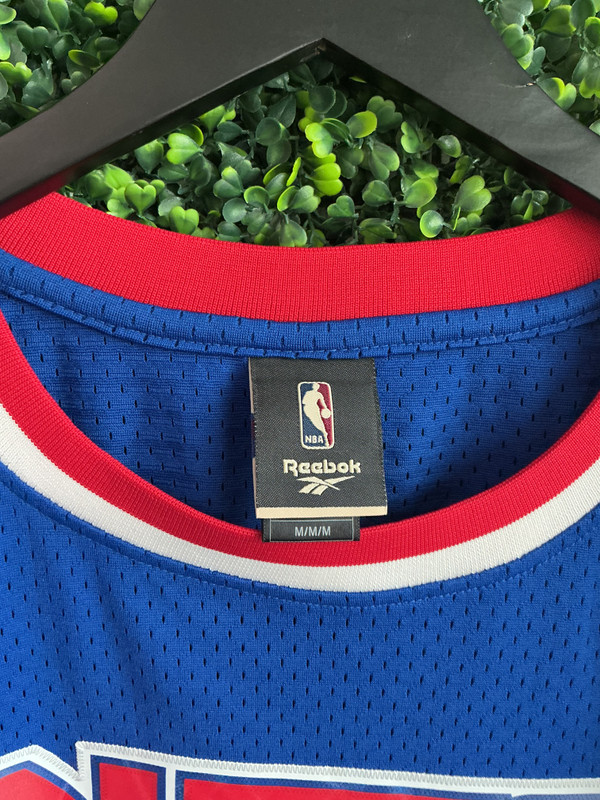 VINTAGE DRAZEN PETROVIC NJ NETS REEBOK SWINGMAN JERSEY