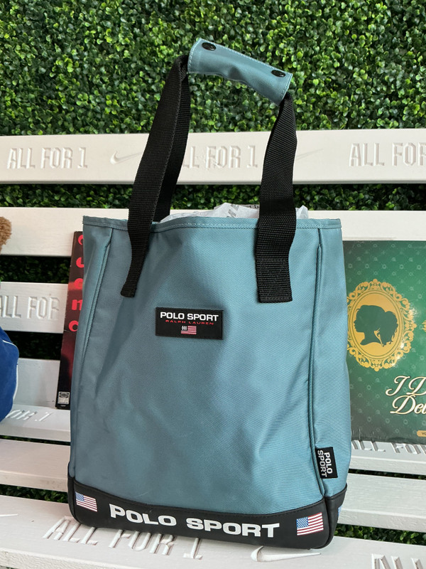 VINTAGE POLO SPORT SKY BLUE NYLON BAG